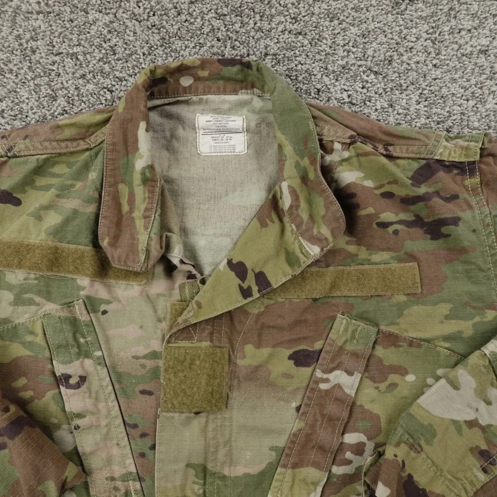 Military Jacket Mens S Multicam OCP Camo Army Combat Uniform Coat Tactical ACU - Picture 4 of 12